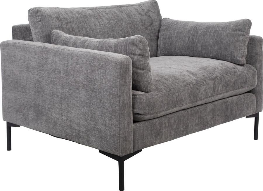 Zuiver Summer Loveseat Antraciet Grijs} - Foto 2