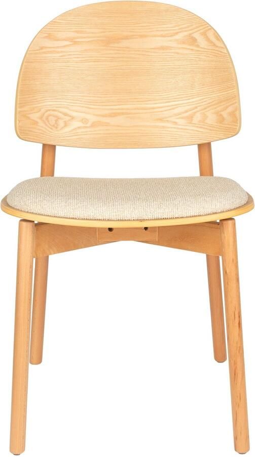 Zuiver Sunrise Eetkamerstoelen Hout Naturel Set van 2 - Foto 3