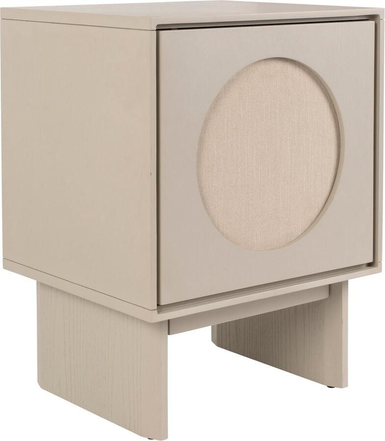 Zuiver Bijzettafel Nachtkastje Twin Acaciahout 44 x 40cm Beige