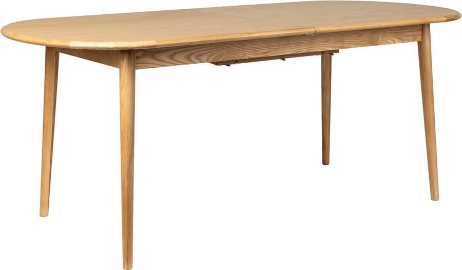 Zuiver Uitschuifbare Ovale Eettafel Twist Eiken 185-240 x 90cm Naturel - Foto 2