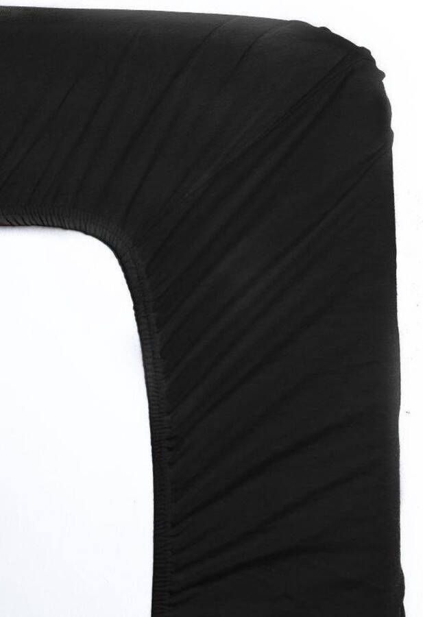 The Luxury Home Collection Hotel Home Collection Topper Hoeslaken 180x200 210 220+20 cm Zwart