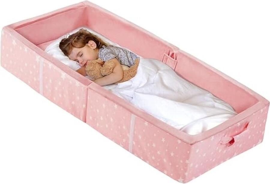 Zylo Grondbed Huisbed Bed Roze 137cm x 64cm x 18cm