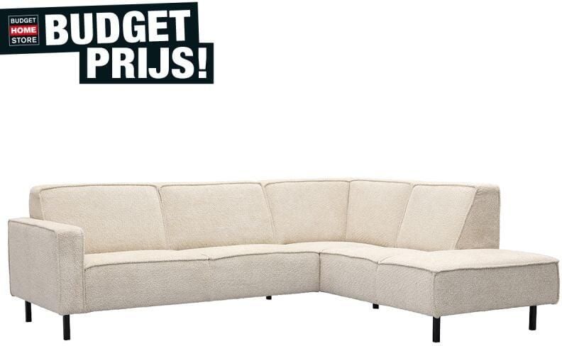 Budget Home Store Bank Yaro 2 5-zits + hoekziteiland rechts