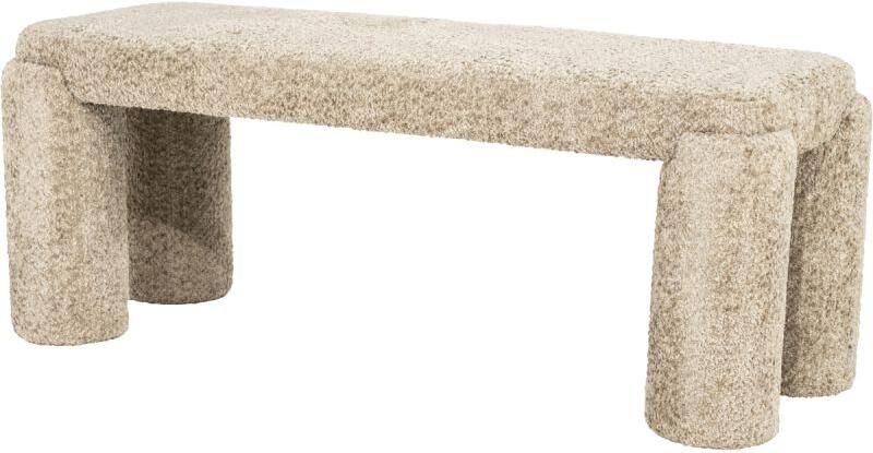 Budget Home Store Bankje Olma taupe - Foto 1