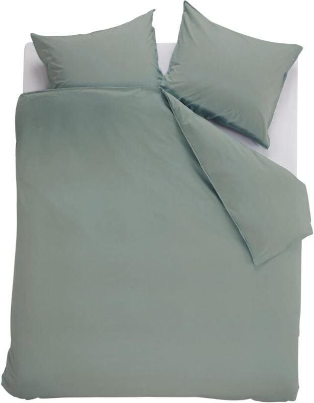 Budget Home Store Dekbedovertrek Cotton Uni Green 240x200 220