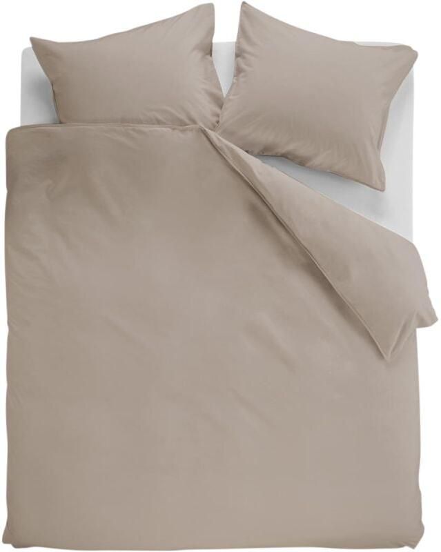 Budget Home Store Dekbedovertrek Cotton Uni Taupe 240x200 220