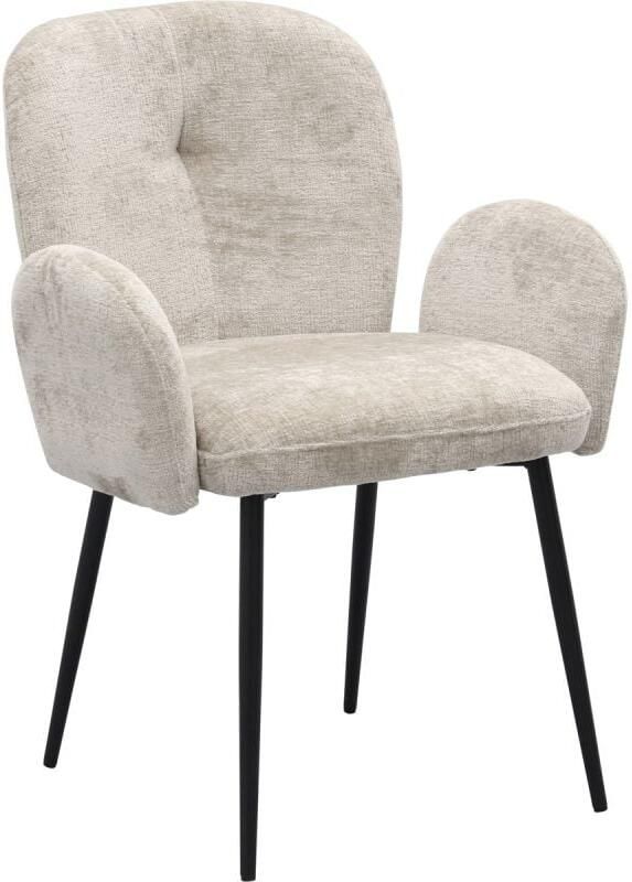 MySons Eetkamerstoel Bobby met armleuning Perfect Harmony Liver Unique Collection (set van 2) - Foto 2