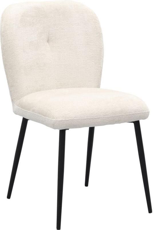 MySons Bobby eetkamerstoel zonder arm Perfect Harmony Ivory 02 Unique Collection (set van 2) - Foto 3