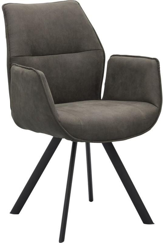 Budget Home Store Eetkamerstoel Jaël met arm Grey