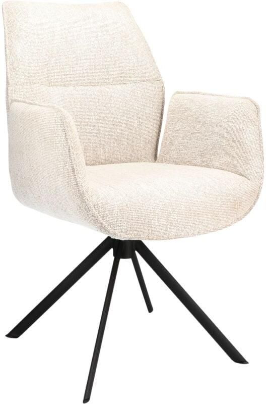 Budget Home Store Eetkamerstoel Odin met arm Linnen