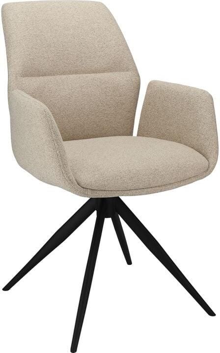 Budget Home Store Eetkamerstoel Willow met zwart onderstel