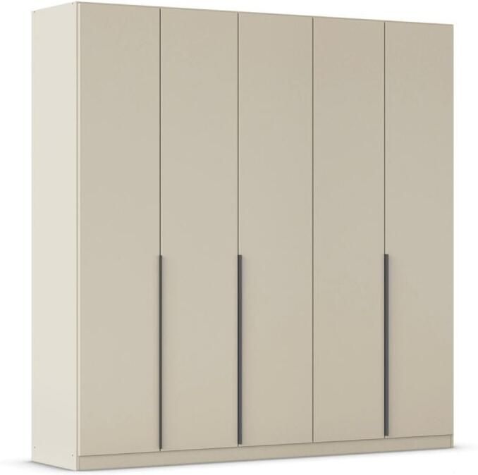 Budget Home Store Kledingkast Abbey B225xH229 Champagne 5 deuren incl. 6 legplanken en 3 roedes