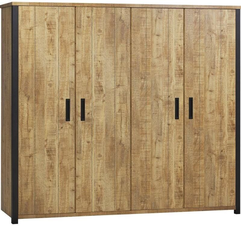 Budget Home Store Kledingkast Fiona 4 deurs