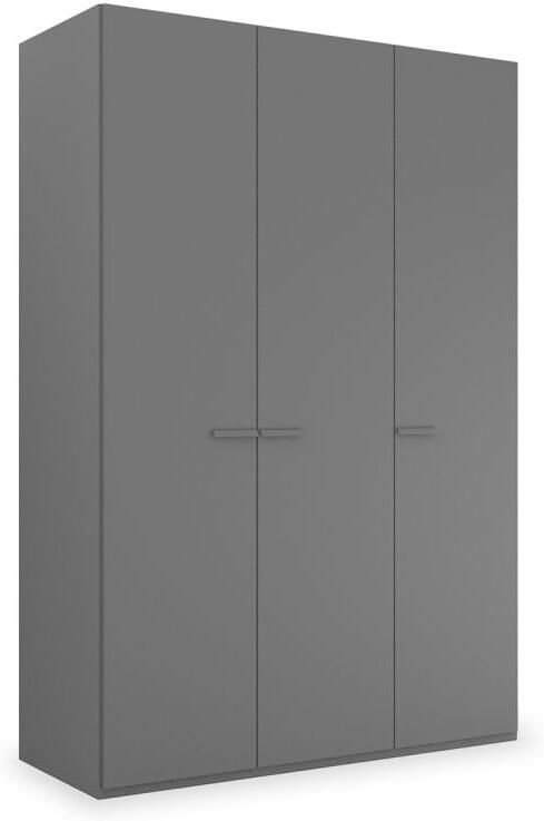 Budget Home Store Kledingkast Sky Classic B151xH223cm Grafiet incl. 4 legplanken en 2 roedes