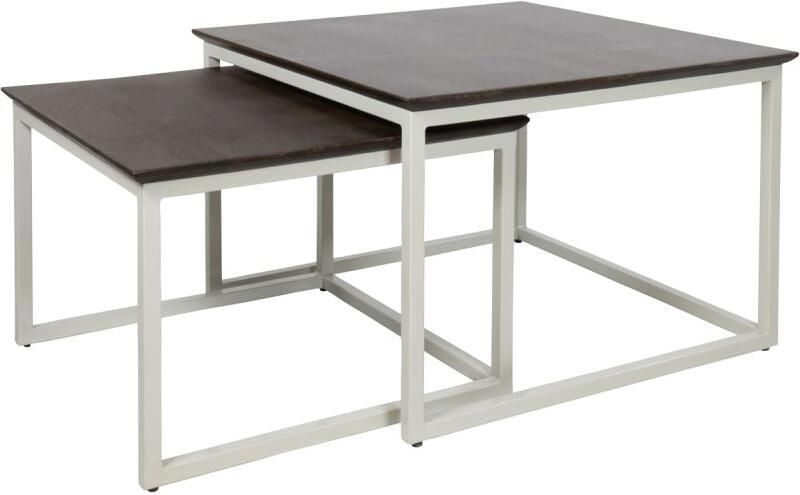MySons Jamaica salontafel vierkant set van 2 Welcome Home Collection - Foto 2