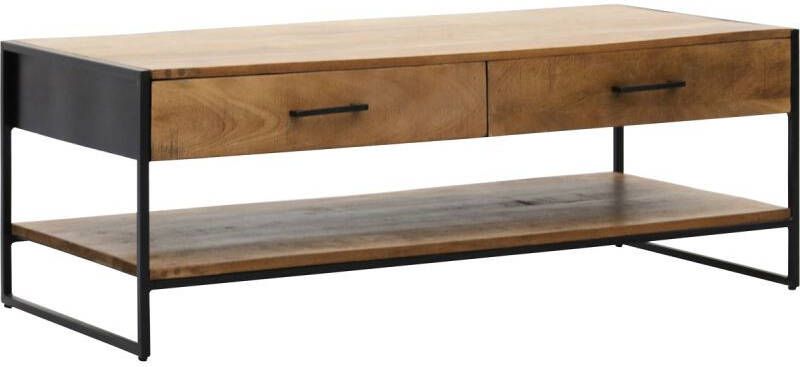 Livingfurn Salontafel Elin Mangohout 120 x 55cm Bruin - Foto 1