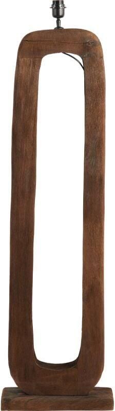 Light & Living Vloerlamp Kelafo Mangohout 125cm (excl. kap) Bruin
