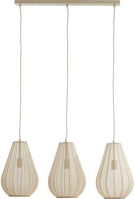 Light & Living Light&living Hanglamp 3L 80x8x40 cm ITELA zand