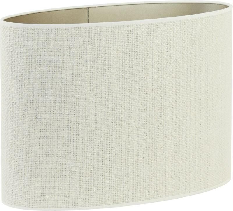 Light & Living Lampenkap Saverna ovaal 45x45x32 cm eiwit - Foto 2