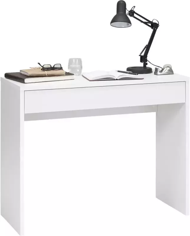 FMD Bureau met brede lade 100x40x80 cm wit 362-001 - Foto 2