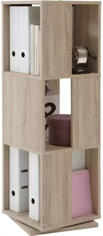 Leen Bakker Kast draaibaar Tower bruin 108x34x34 cm - Foto 2