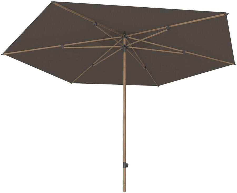 4 Seasons Outdoor 4SO Azzurro parasol 300 cm woodlook charcoal
