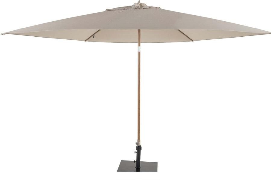 4 Seasons Outdoor 4SO Azzurro parasol 300 cm woodlook sand