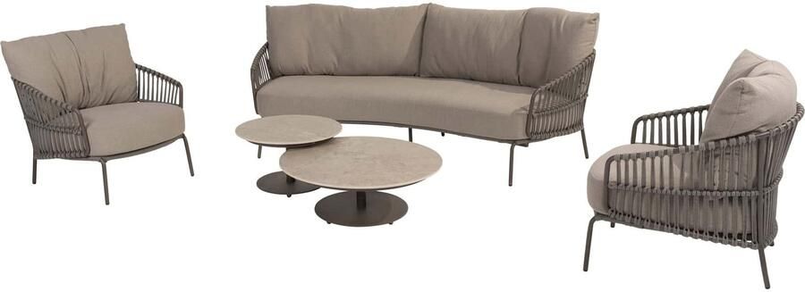 4 Seasons Outdoor 4SO Capalbio loungeset met 2 Boaz koffietafels