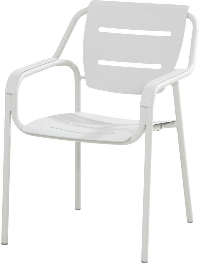 4 Seasons Outdoor 4SO Eco stapelstoel aluminium Seashell