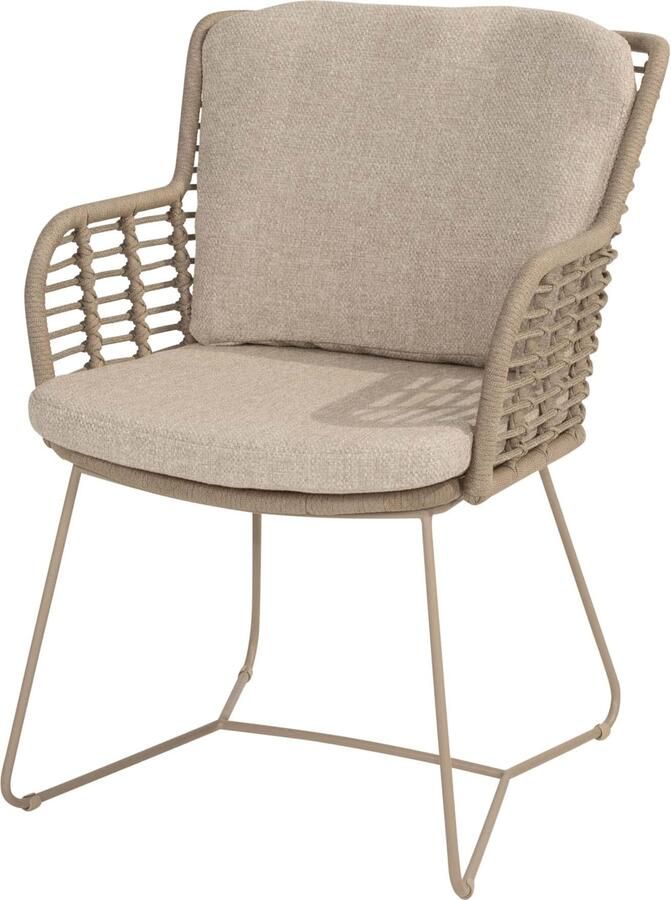 4 Seasons Outdoor 4SO Fabrice dining tuinstoel latte