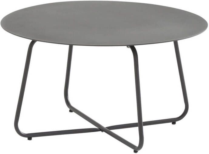 4 Seasons Outdoor 4SO Dali lounge tuintafel 73 cm rond antraciet - Foto 1