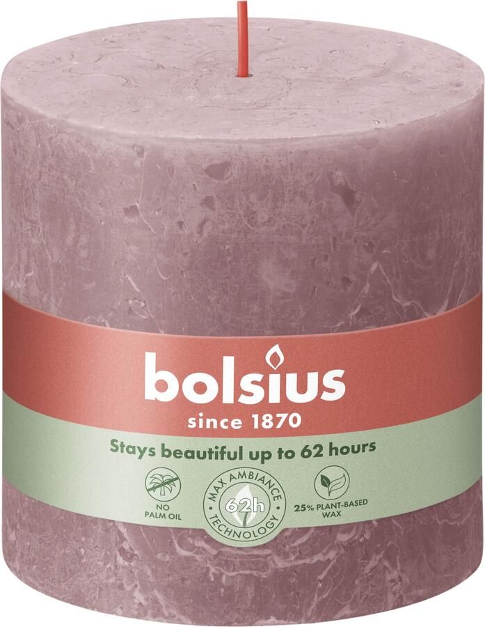 Bolsius Rustiekkaars 100 100 Ash Rose