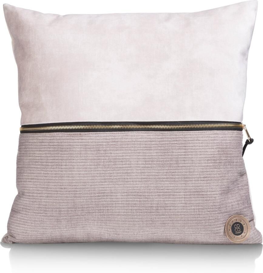 COCO maison Timeless set van 4 kussens beige 2x camel