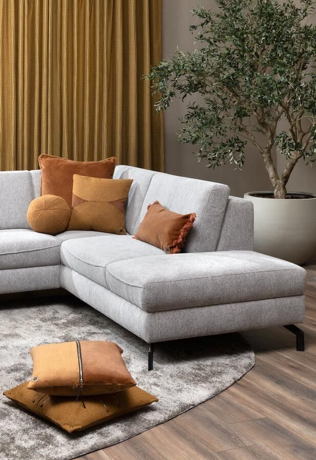 COCO maison Timeless set van 6 kussens okergeel