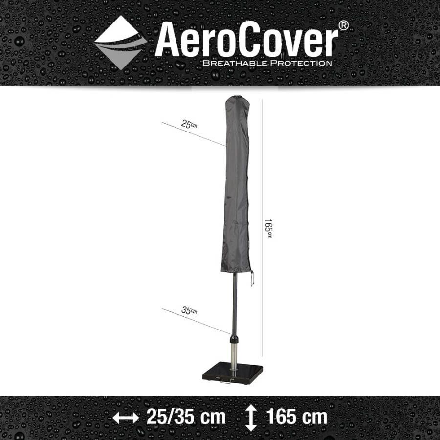 AeroCover Parasolhoes Antraciet 165x25 35
