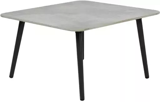 Coppens Brasilia bijzettafel 70 x 70 antraciet