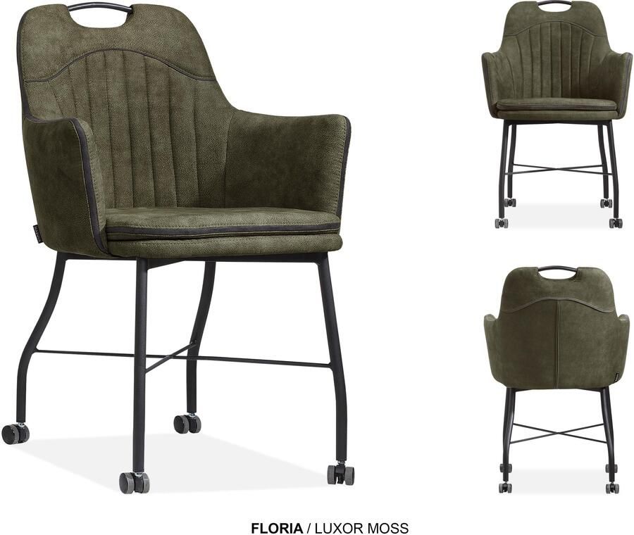 Coppens Armstoel Floria moss
