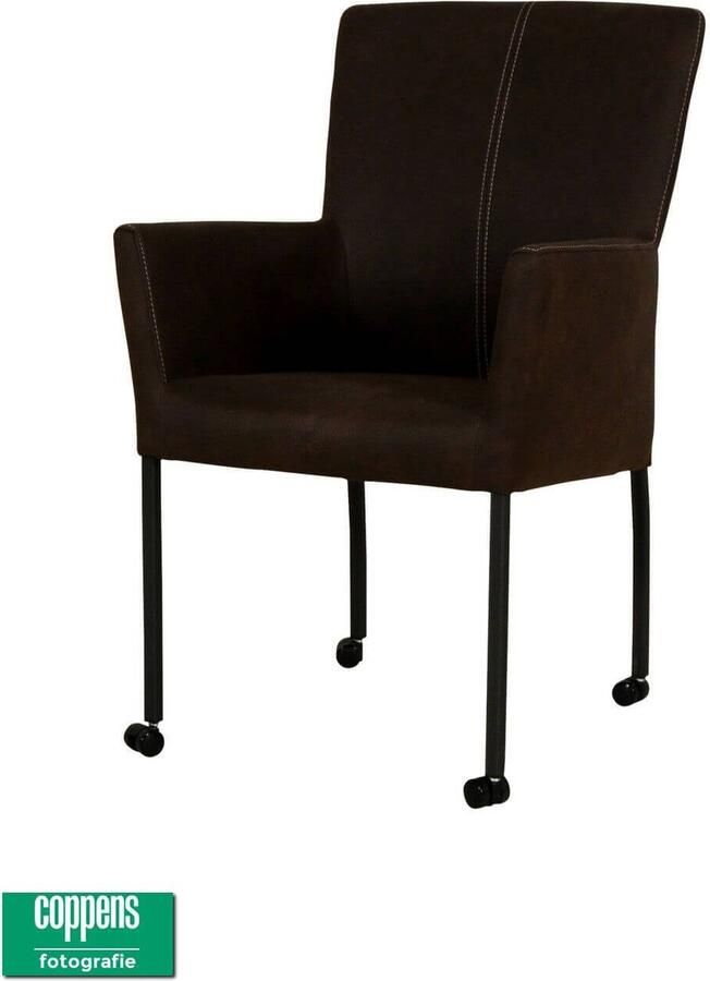 Coppens Armstoel Tom bruin - Foto 1