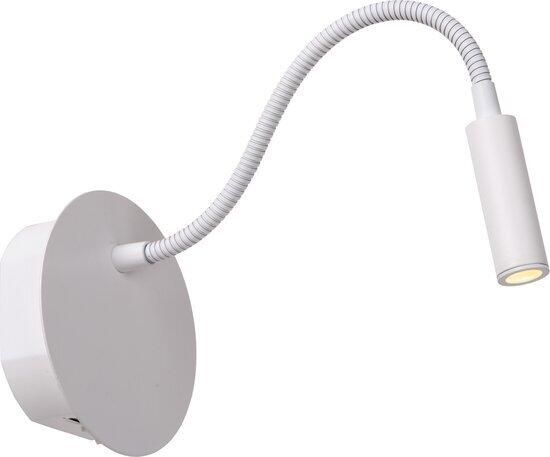 Coppens Bedlamp Jolijn oplaadbaar ø11cm wit - Foto 1