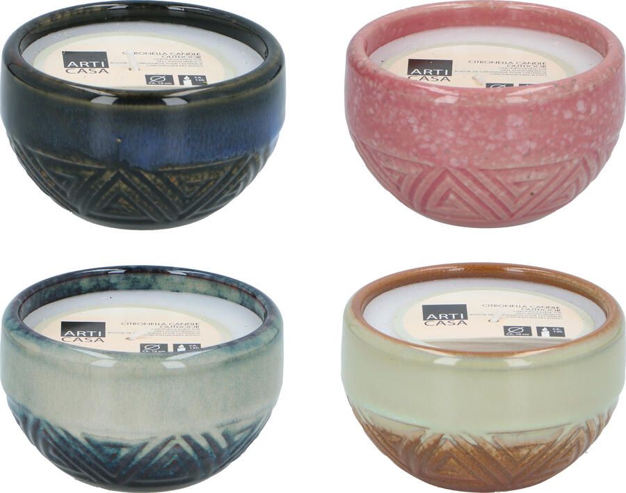 Coppens Citronella kaars Aztec 10cm