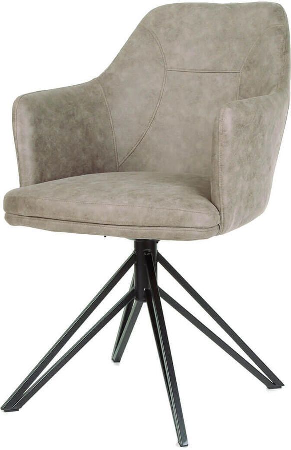 Coppens Draaistoel Calvin pebble