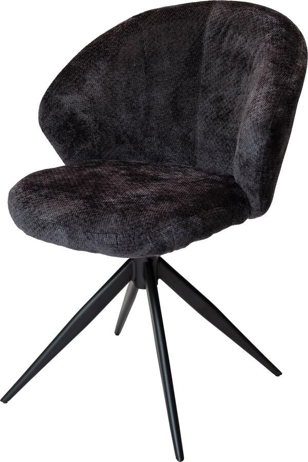 Coppens Draaistoel Jane antraciet