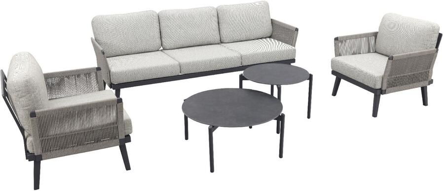 Coppens Elion loungeset met Dagoo koffietafeltjes