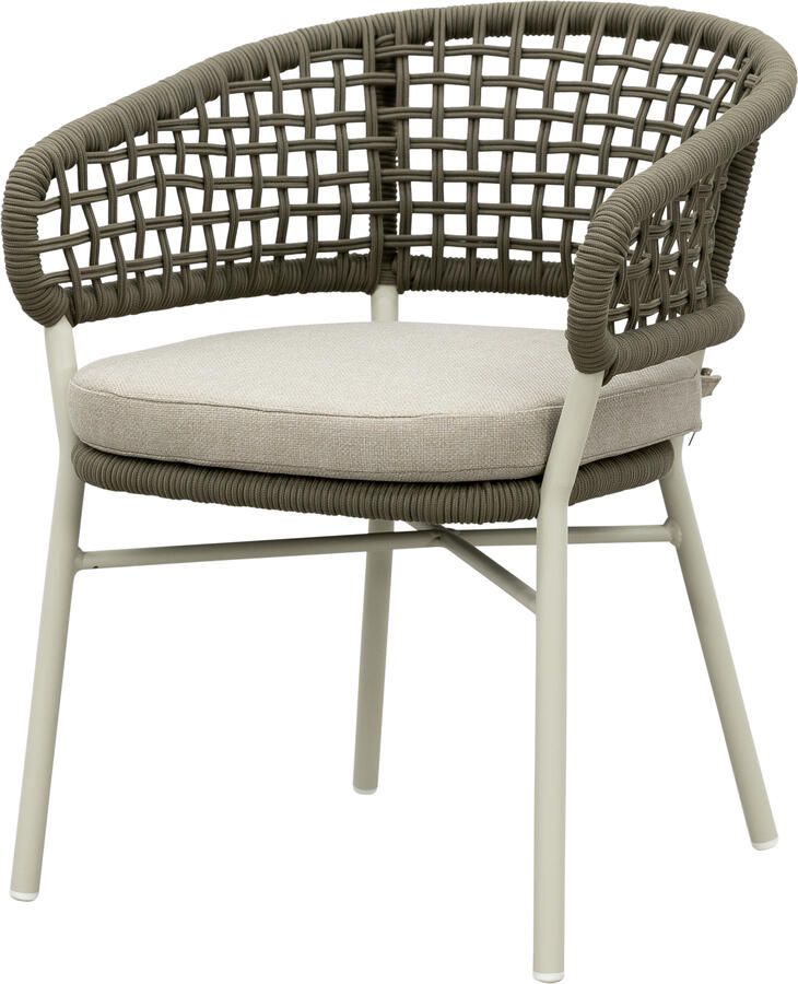 Coppens Elysia dining stoel frame latte met rope - Foto 1