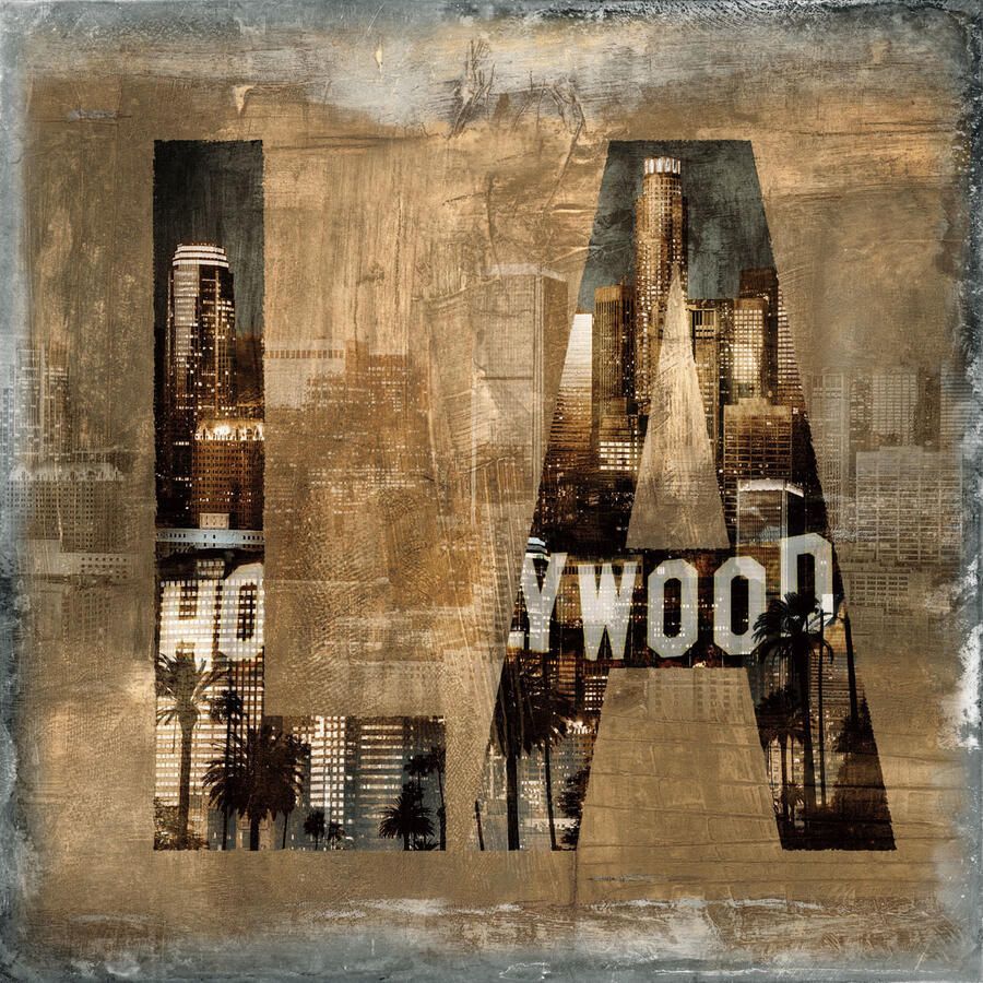 Coppens Glasschilderij LA Hollywood