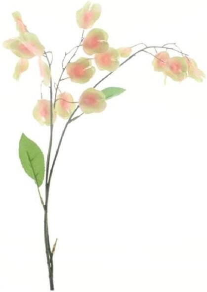 Coppens Kunst bloem Silver Dollar L geel zijde 93cm