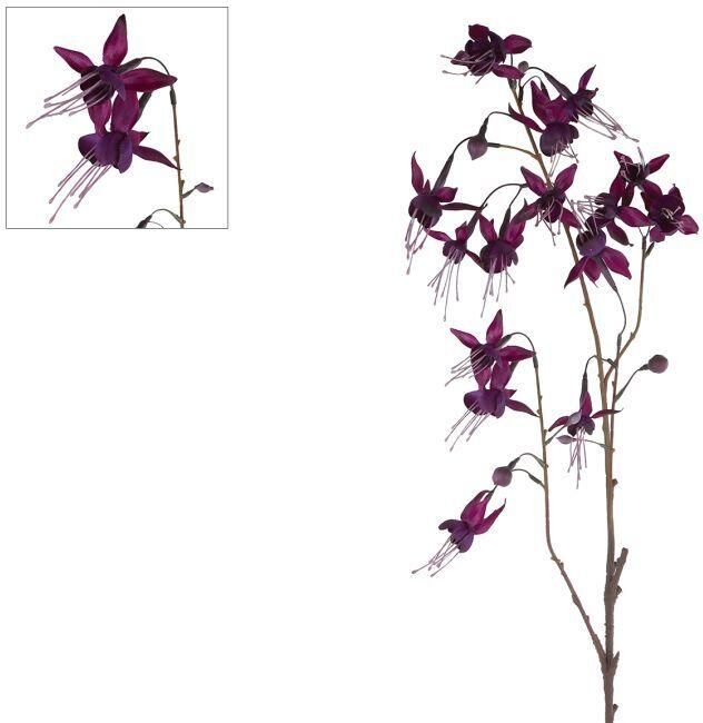 Coppens Kunstbloem "Canterbury Bells" paars PE 97 cm