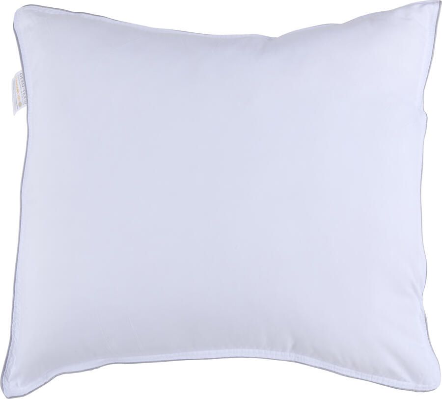 Alpina Hoofdkussen 60 x 70 cm Kussen voor Bed en Slaapkamer Ademend Vocht Afvoerend en Wasmachine Bestendig voor Buik- Rug- en Zijslaper Microvezel Katoen Wit