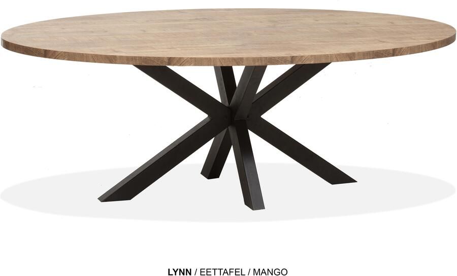 Coppens Lynn eetkamer tafel ovaal lamulux 220cm