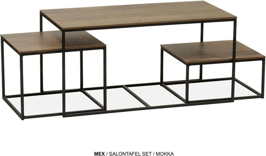 Coppens Mex salontafelset 3-delig